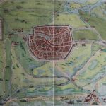 Kaart Leiden (Braun en Hoogenberg)