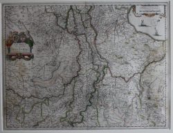 Kaart Geldria et Zutfania (G. Blaeu)